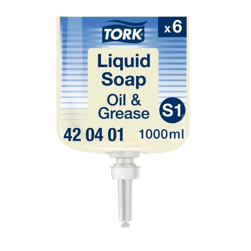 Tork Unscented Oil and Grease Hand Cleaner Soap Liquid 1 L Bottle 420401