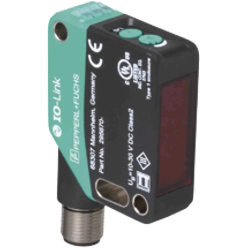 Pepperl + Fuchs Retroreflective Photoelectric Block Sensor, 25 m Detection Range, NPN/PNP Output OBR25M-R200-2EP-IO-V1-L