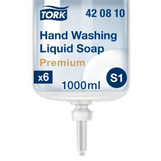 Tork Unscented Premium Hand Cleaner & Soap 1 L Liquid Bottle 420810
