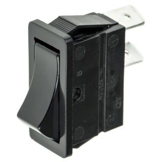 Arcolectric (Bulgin) Ltd SPST Latching On-Off Rocker Switch Panel 16A 250V AC Aluminium Housing C1300VQAAE