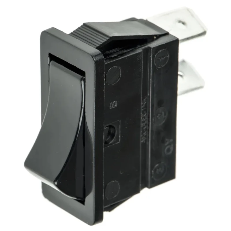 Arcolectric (Bulgin) Ltd SPST Latching On-Off Rocker Switch Panel 16A 250V AC Aluminium Housing C1300VQAAE