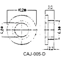 Silfox Polyoxymethylene Screw Insulator 2.2 mm CAJ005D
