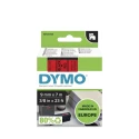 Dymo Black on Red Label Printer Tape, 9 mm Width, 7 m Length S0720720