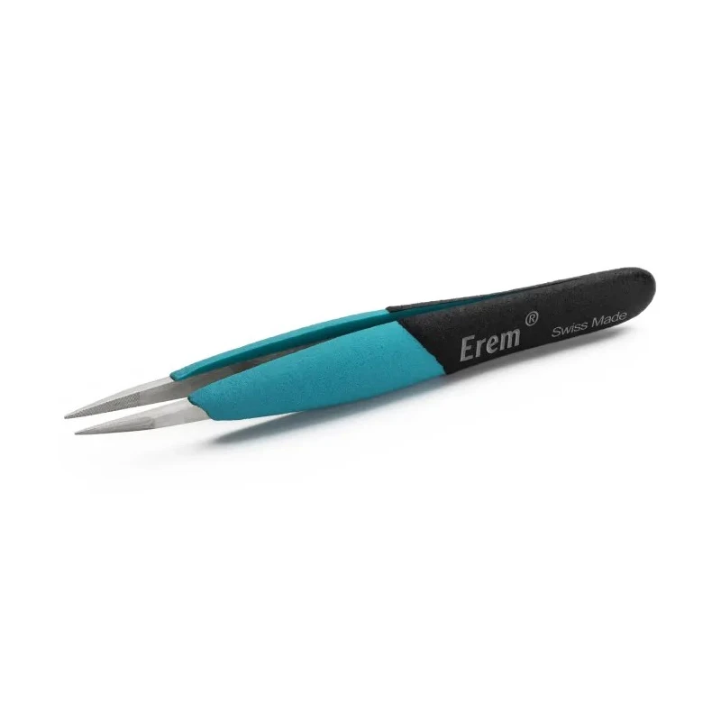 Weller Erem 4.8in Stainless Steel Strong Straight ESD Safe Tweezer EOODSA