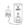 Jay Electronique Charger Unit 12V Vehicle Plug Accessory for Multi-Function OREL Transmitter ORCL1