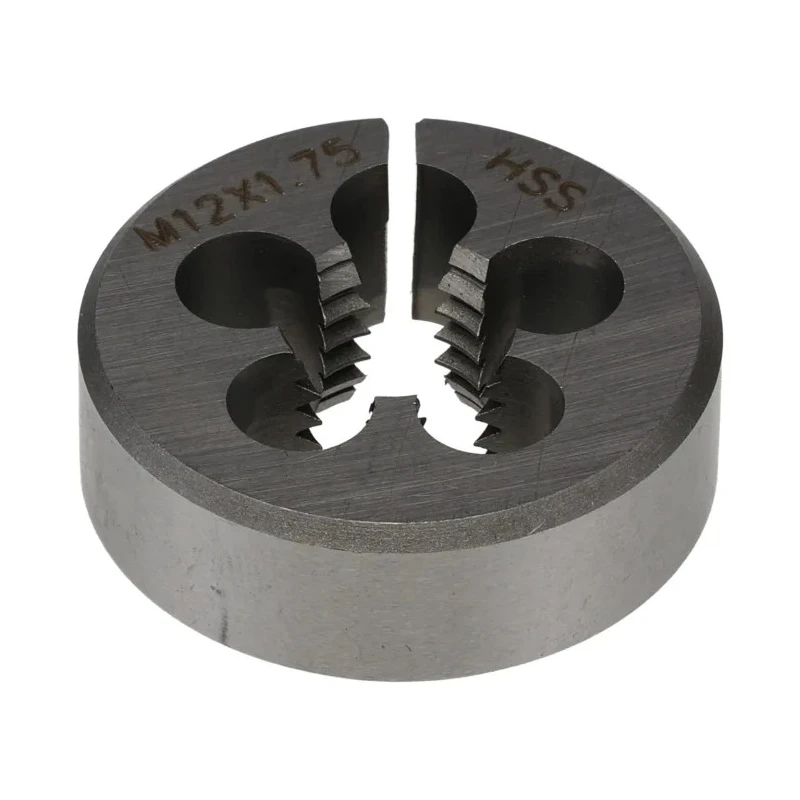 RS PRO Threading Die M12, 1.32 in Outside Diameter, High Speed Steel, Metric Coarse Thread Standard 215-625