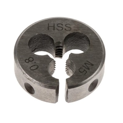 RS PRO Threading Die M5 x 0.8 mm High Speed Steel, 0.8125 in Outside Diameter 215-647