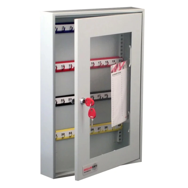 Securikey Grey Steel Wall-Mount Key Cabinet KG040