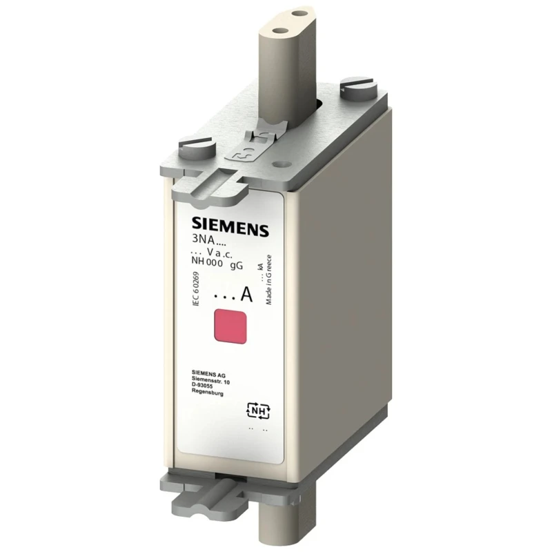 Siemens 80A Centred Tag Fuse NH000 500V ac NH000