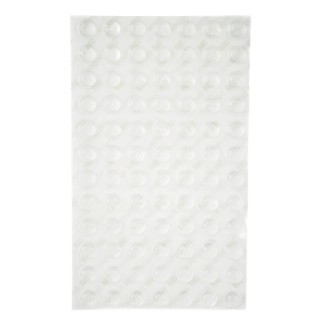 3M Hemispherical Polyurethane Self-Adhesive Feet 10.2mm Diameter, 50ft Length SJ5378-TRANSP