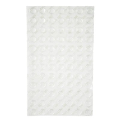 3M Hemispherical Polyurethane Self-Adhesive Feet 10.2mm Diameter, 50ft Length SJ5378-TRANSP
