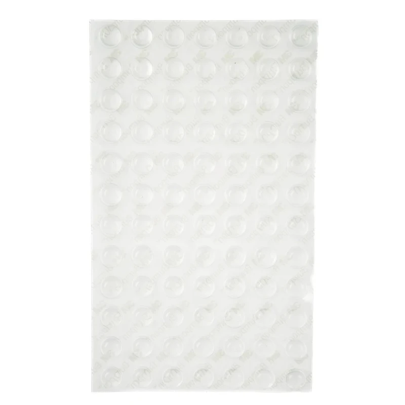 3M Hemispherical Polyurethane Self-Adhesive Feet 10.2mm Diameter, 50ft Length SJ5378-TRANSP