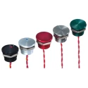 APEM Illuminated Piezo Switch NO IP68 Wire 22 mm Panel Cutout 200mA 24V DC/AC 75°C -40°C 