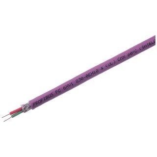 Siemens 6XV1830 Series Screened PROFIBUS Data Cable 50.26 mm² 20 m Violet Sheath Polyvinyl Chloride 6XV1830-0EH10