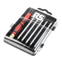 RS PRO Phillips, Slotted, Torx Interchangeable Standard Screwdriver Set, 7-Piece ESD Safe 252-949