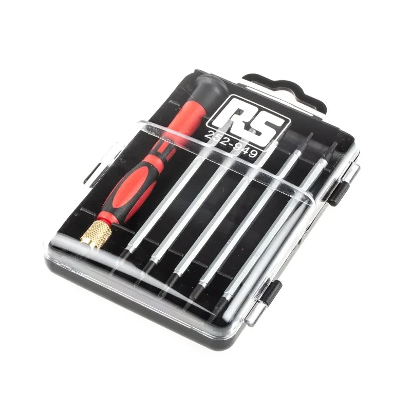 RS PRO Phillips, Slotted, Torx Interchangeable Standard Screwdriver Set, 7-Piece ESD Safe 252-949