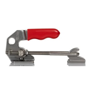 RS PRO Chrome Finish Mild Steel 70 mm Jaw Opening 12 mm Jaw Depth Toggle Clamp 254-800