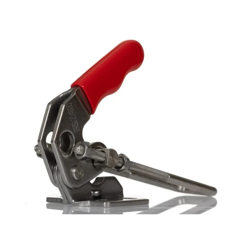 RS PRO Chrome Finish Mild Steel 70 mm Jaw Opening 12 mm Jaw Depth Toggle Clamp 254-800