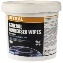 Mykal Industries Fast Drying Liquid Degreaser Wipes Tub 150 Wipes 0003GENDEGREASER