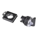 BACO BACO Series 2 Position Illuminated Selector Switch Head, 22 mm Cutout, Black Handle, IP67 L21KV30