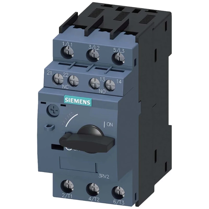 Siemens 3RV2 Motor Protection Circuit Breaker 1.1A to 1.6A Current Rating 690V, IP20, 3 Pole 3RV2011-1AA15