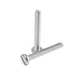 RS PRO Slot Pan Stainless Steel Machine Screw 30 mm M4 189-428