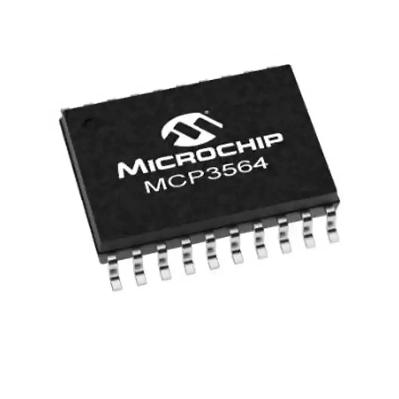 Microchip 4-Channel 24-bit Delta-Sigma ADC 153.6 ksps, 20-Pin TSSOP MCP3564-E/ST