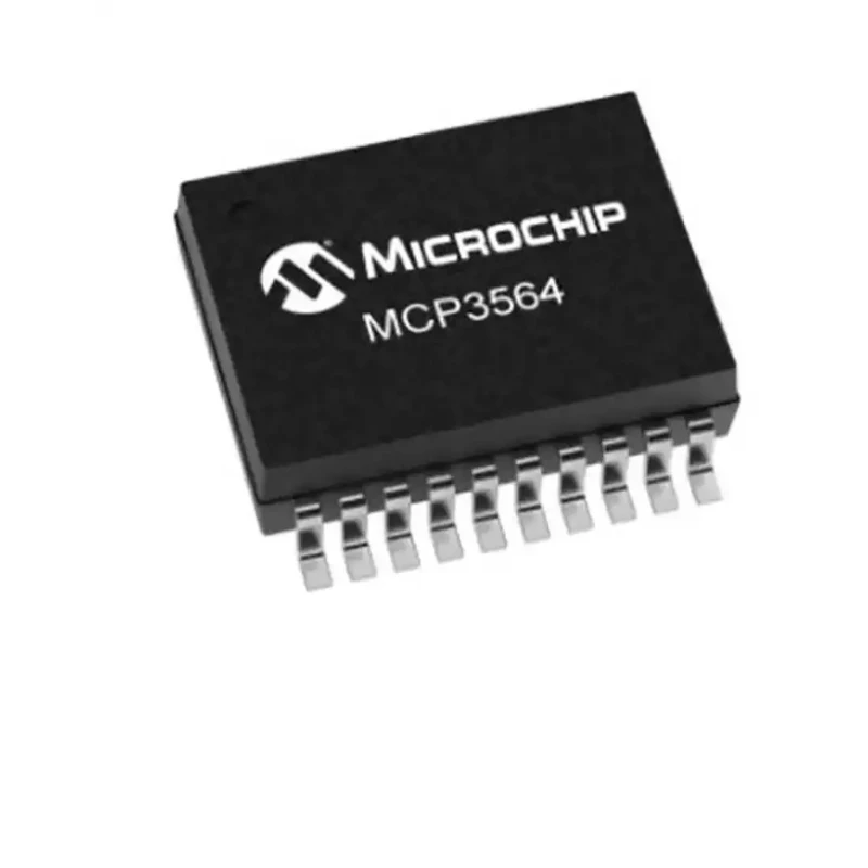 Microchip 4-Channel 24-bit Delta-Sigma ADC 153.6 ksps, 20-Pin TSSOP MCP3564-E/ST