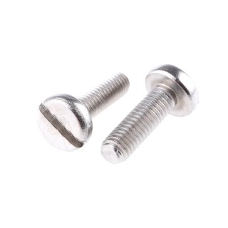 RS PRO Slot Pan Stainless Steel Machine Screw M5 16 mm A2 DIN 85 189-462