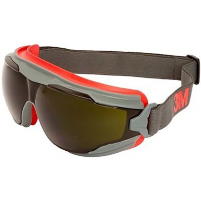 3M Goggle Gear Safety Goggles with Grey Polycarbonate Lens and Polypropylene Frame GG550SGAF