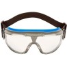 3M Goggle Gear Safety Goggles with Clear Polycarbonate Lenses, Indirect Vent, EN166 Certified GG501NSGAF-BLU