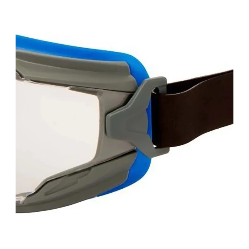 3M Goggle Gear Safety Goggles with Clear Polycarbonate Lenses, Indirect Vent, EN166 Certified GG501NSGAF-BLU