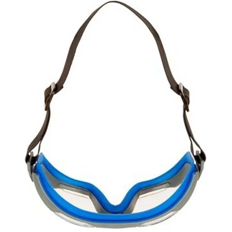 3M Goggle Gear Safety Goggles with Clear Polycarbonate Lenses, Indirect Vent, EN166 Certified GG501NSGAF-BLU