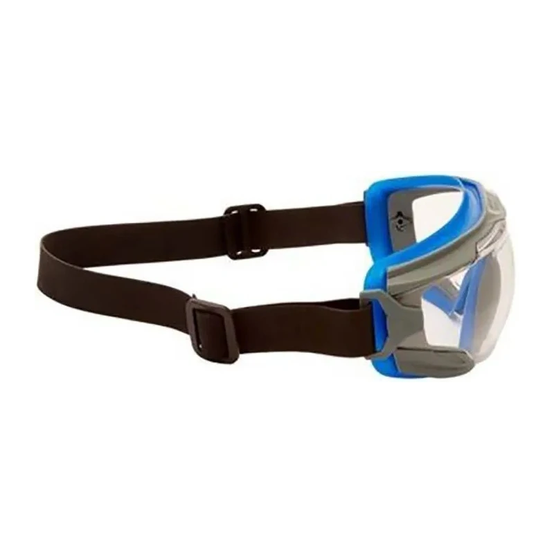 3M Goggle Gear Safety Goggles with Clear Polycarbonate Lenses, Indirect Vent, EN166 Certified GG501NSGAF-BLU