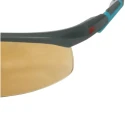 3M 2000 Series Safety Glasses with Brown Polycarbonate Lens, Blue Grey Half Frame, Anti-Fog and Anti-Scratch S2005SGAF-BGR