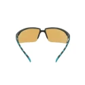 3M 2000 Series Safety Glasses with Brown Polycarbonate Lens, Blue Grey Half Frame, Anti-Fog and Anti-Scratch S2005SGAF-BGR