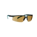 3M 2000 Series Safety Glasses with Brown Polycarbonate Lens, Blue Grey Half Frame, Anti-Fog and Anti-Scratch S2005SGAF-BGR