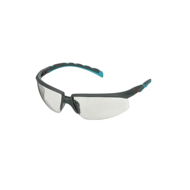 3M 2000 Series Safety Glasses with Anti-Fog Coating, Anti-Scratch Grey Polycarbonate Lens, Blue Grey Plastic S2007SGAF-BGR