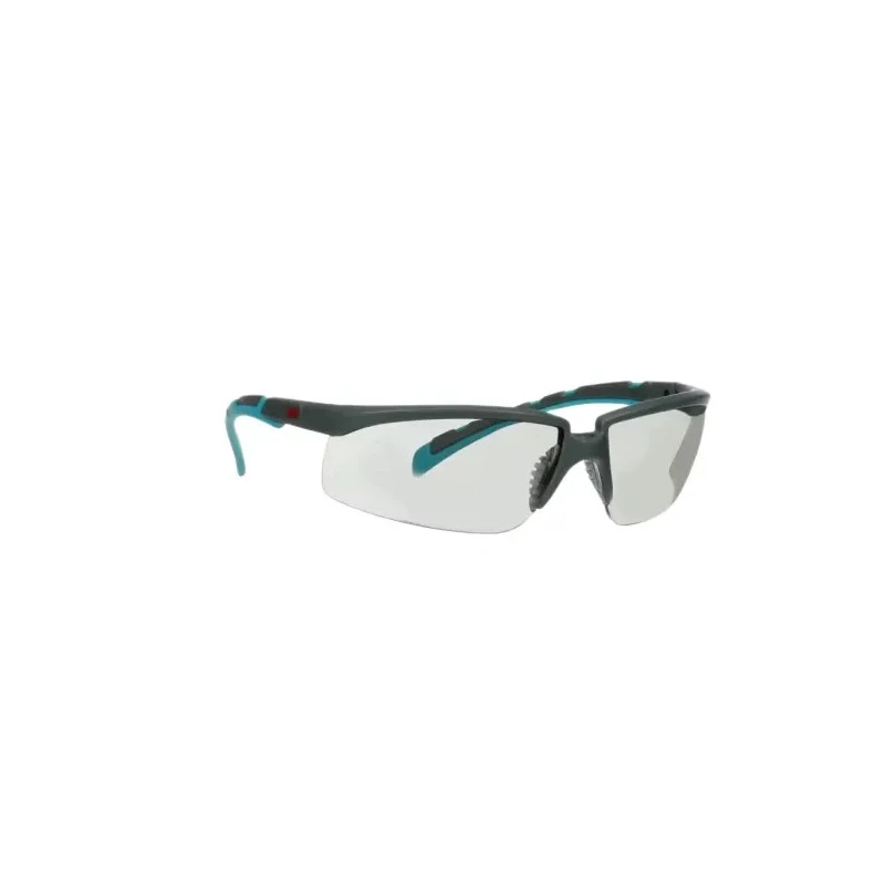 3M 2000 Series Safety Glasses with Anti-Fog Coating, Anti-Scratch Grey Polycarbonate Lens, Blue Grey Plastic S2007SGAF-BGR