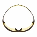 3M SecureFit Safety Glasses with Anti-Fog Coating, Anti-Scratch Polycarbonate Amber Lens, Plastic Frame SF403XSGAF-YEL