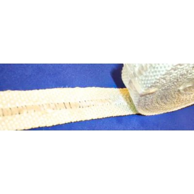 RS PRO Flame Retardant E-Glass Fibre Ladder Tape 30 m Length x 40 mm Width x 3 mm Thickness, Max Operating Temp 203-5135