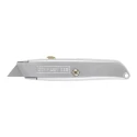 Stanley Safety Knife with Straight Retractable Blade 60 mm Zinc Handle 3 Blades 2-10-099