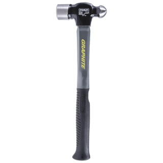 Stanley High Carbon Steel Head Ball-Pein Hammer with Graphite Handle, 680 g, 380 mm Overall Length 1-54-724