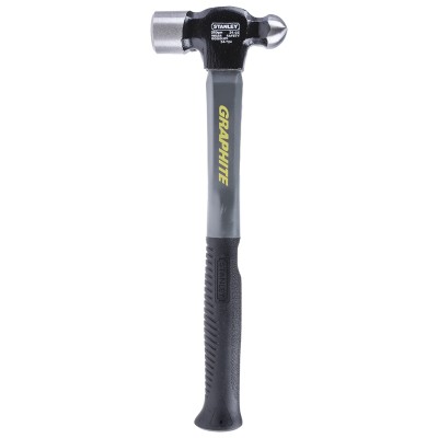 Stanley High Carbon Steel Head Ball-Pein Hammer with Graphite Handle, 680 g, 380 mm Overall Length 1-54-724
