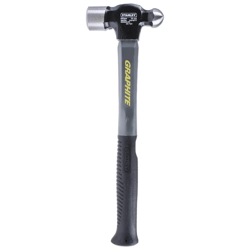 Stanley High Carbon Steel Head Ball-Pein Hammer with Graphite Handle, 680 g, 380 mm Overall Length 1-54-724