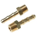 Legris Pneumatic Brass Pipe Fitting Threaded Adapter Male BSPT 1/8 in to Male 0123 04 10