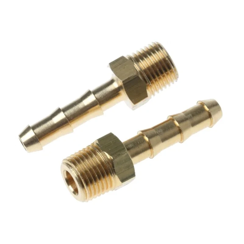 Legris Pneumatic Brass Pipe Fitting Threaded Adapter Male BSPT 1/8 in to Male 0123 04 10