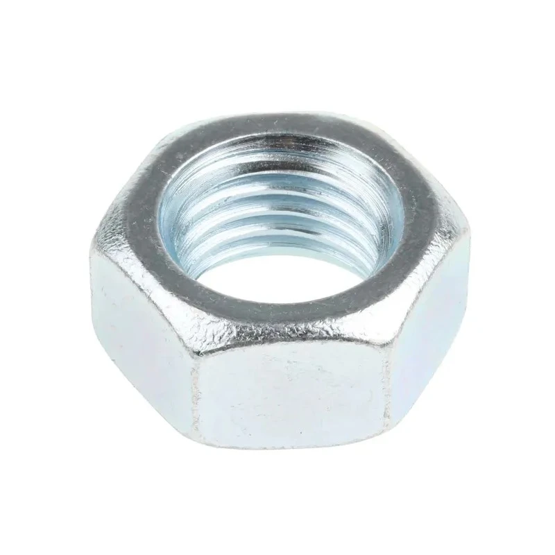 RS PRO Bright Zinc Steel Hex Nut Size M20, 16mm Height, DIN 934 276-774
