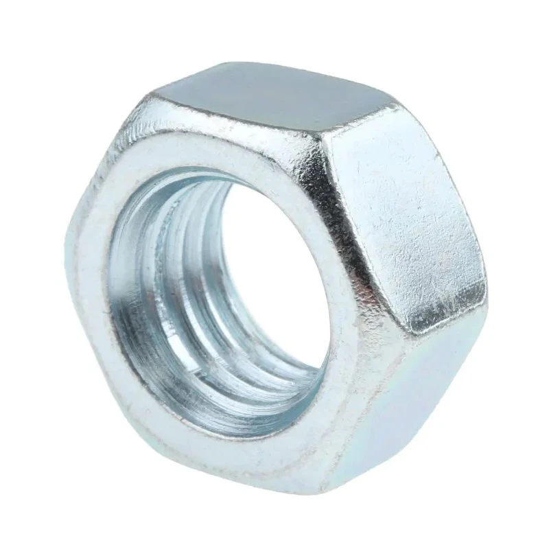 RS PRO Bright Zinc Steel Hex Nut Size M20, 16mm Height, DIN 934 276-774