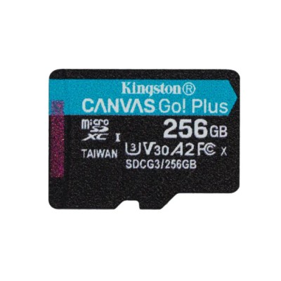 Kingston 256 GB MicroSDXC Memory Card Class 10 SDCG3/256GBSP
